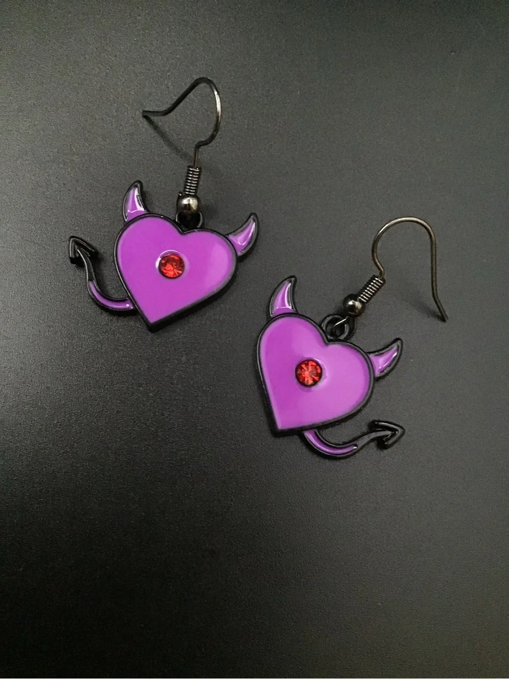 Devil Heart Earrings